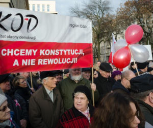 Manifestacja KOD - Łódź