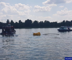 Śmigłowiec spadł do jeziora Tałty