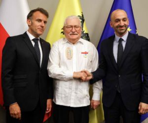 Macron i Wałęsa w Gdańsku. Te zdjęcia mówią więcej niż tysiąc słów