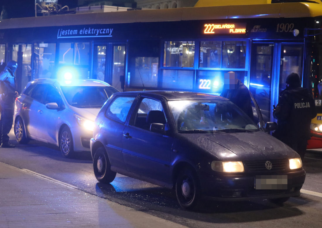 Dramatyczny pościg w centrum Warszawy