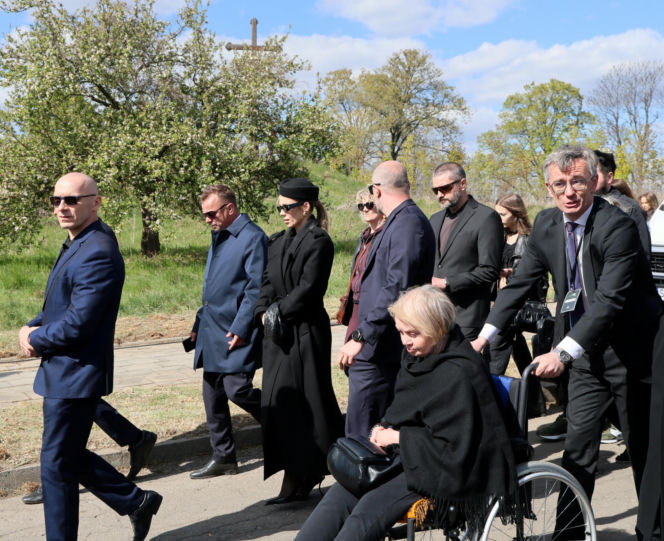 Doda na pogrzebie Łukasza Litewki