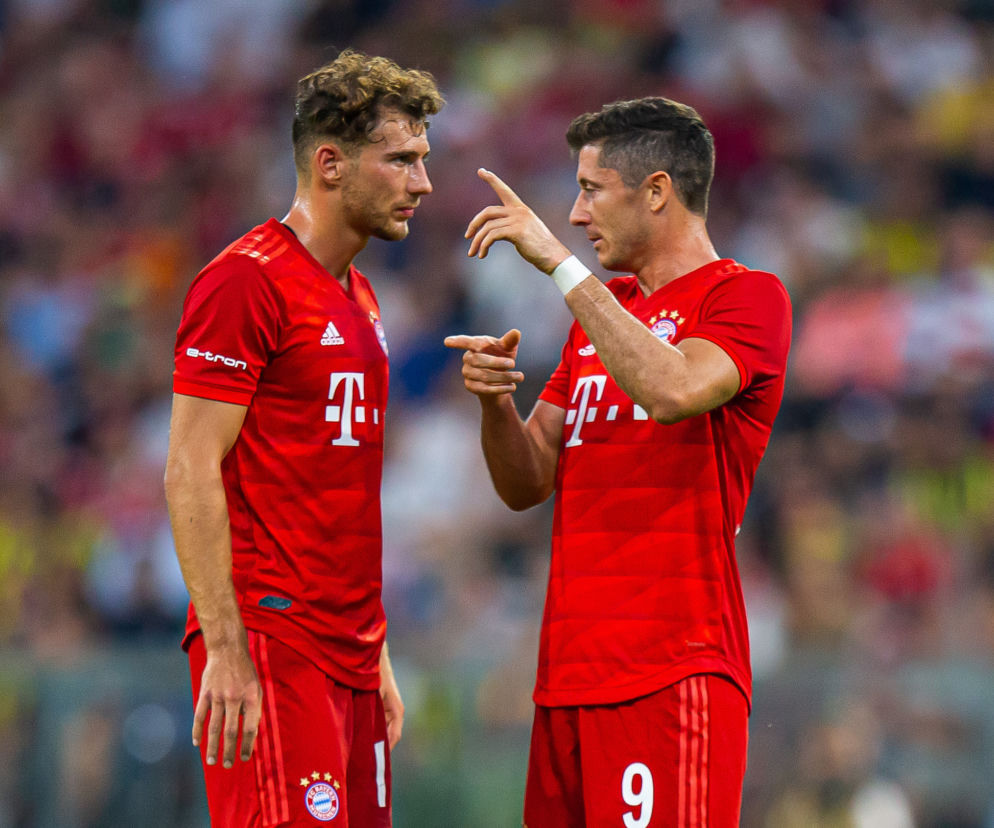 Leon Goretzka i Robert Lewandowski