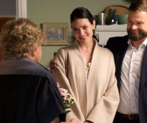 M jak miłość odc. 1916. Barbara (Teresa Lipowska), Ewelina (Anna Jarosik), Michał Winiar (Tomasz Rożniatowski)