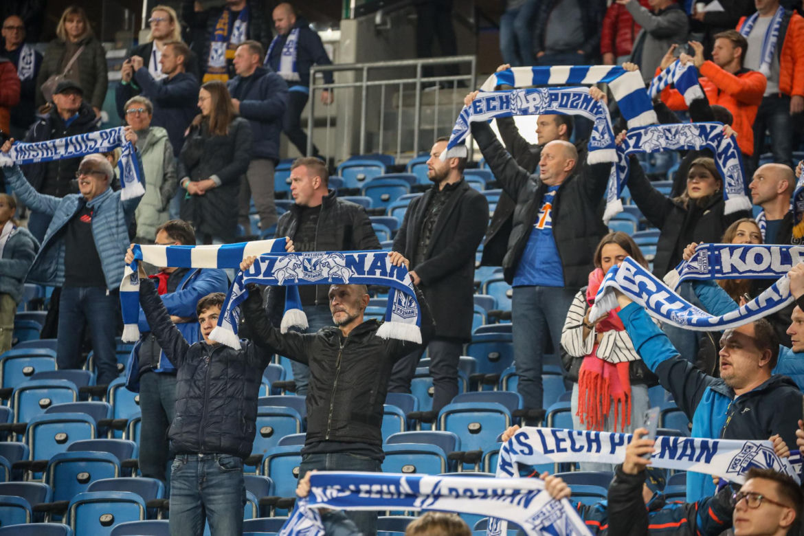 Lech Poznań - ŁKS Łódź. Tak bawili się kibice na meczu PKO BP Ekstraklasy