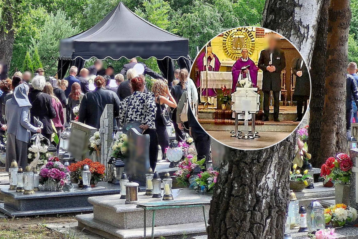 Biała trumna i białe kwiaty - tak Wąbrzeźno żegnało Wioletę, która utonęła w jeziorze