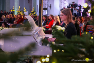 Marta Nawrocka na spotkaniu przedświątecznym z Paniami Ambasador i Współmałżonkami Szefów Misji Dyplomatycznych