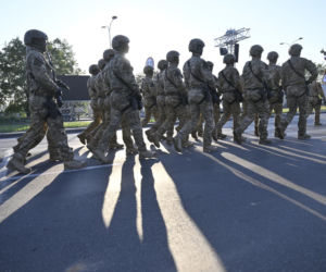 Próba generalna defilady wojskowej w Warszawie