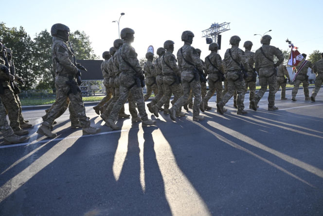 Próba generalna defilady wojskowej w Warszawie