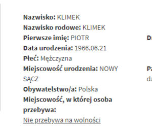 KLIMEK PIOTR