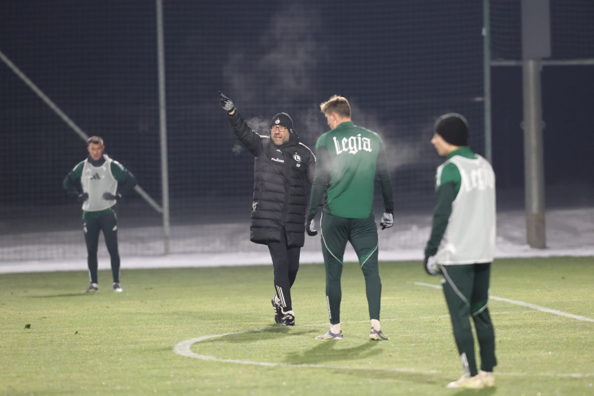 pierwszy trening Marka Papszuna w Legii