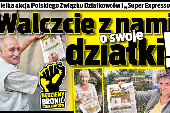 Walczcie z nami o swoje działki