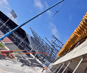 Budowa stadionu w Szczecinie - wrzesień 2021
