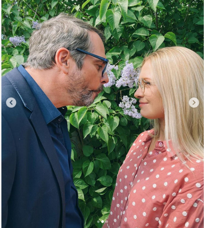 M jak miłość po wakacjach 2021. Joasia (Barbara Kurdej-Szatan), Michał (Paweł Deląg)