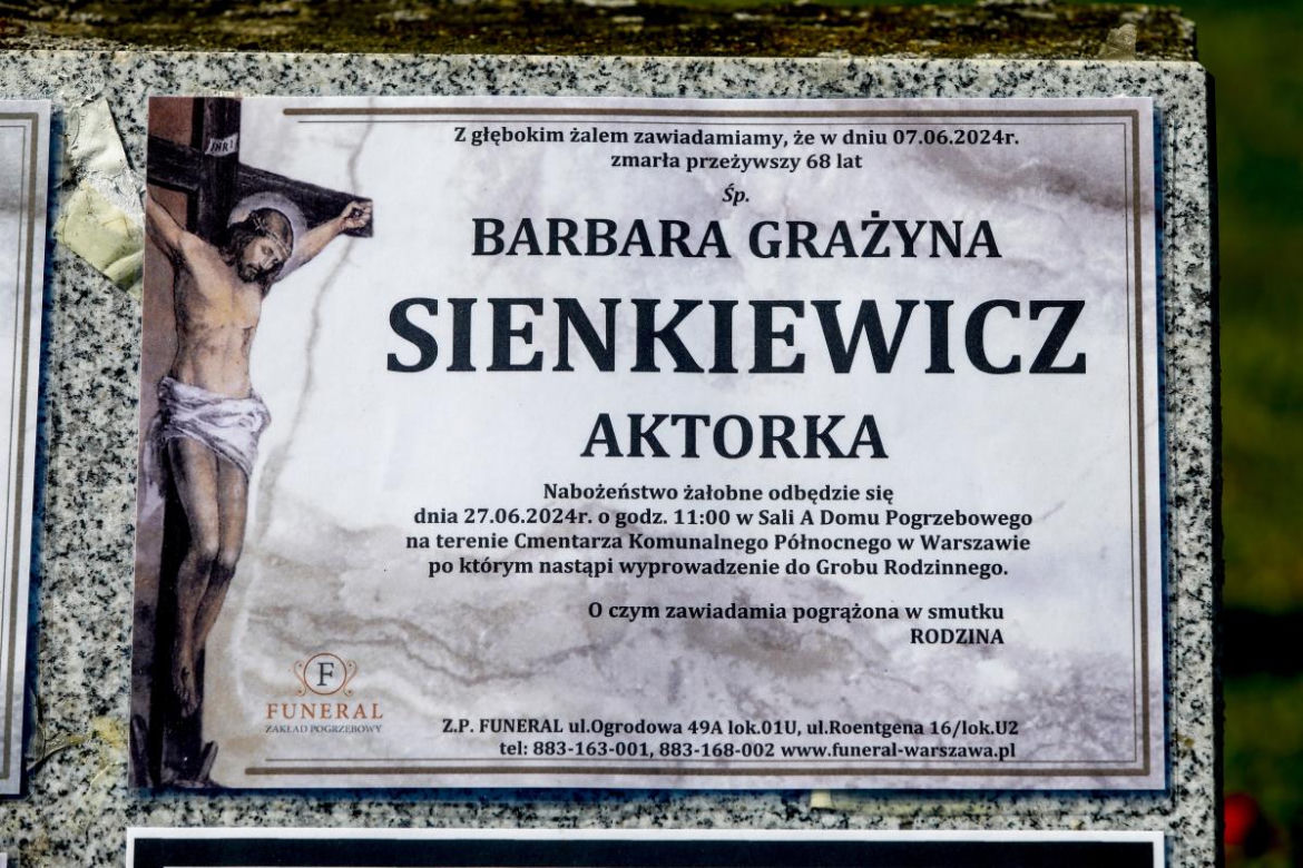 Pogrzeb Barbary Sienkiewicz