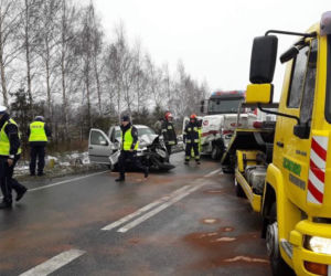 Groźny wypadek na DK 25 pod Bydgoszczą! Cztery osoby trafiły do szpitala! [ZDJĘCIA]