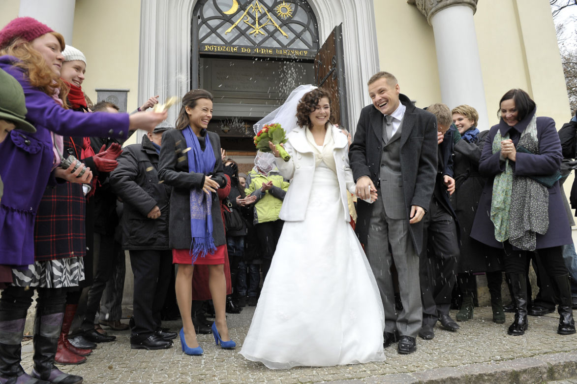 Ślub Katarzyny Cichopek na planie "M jak miłość"