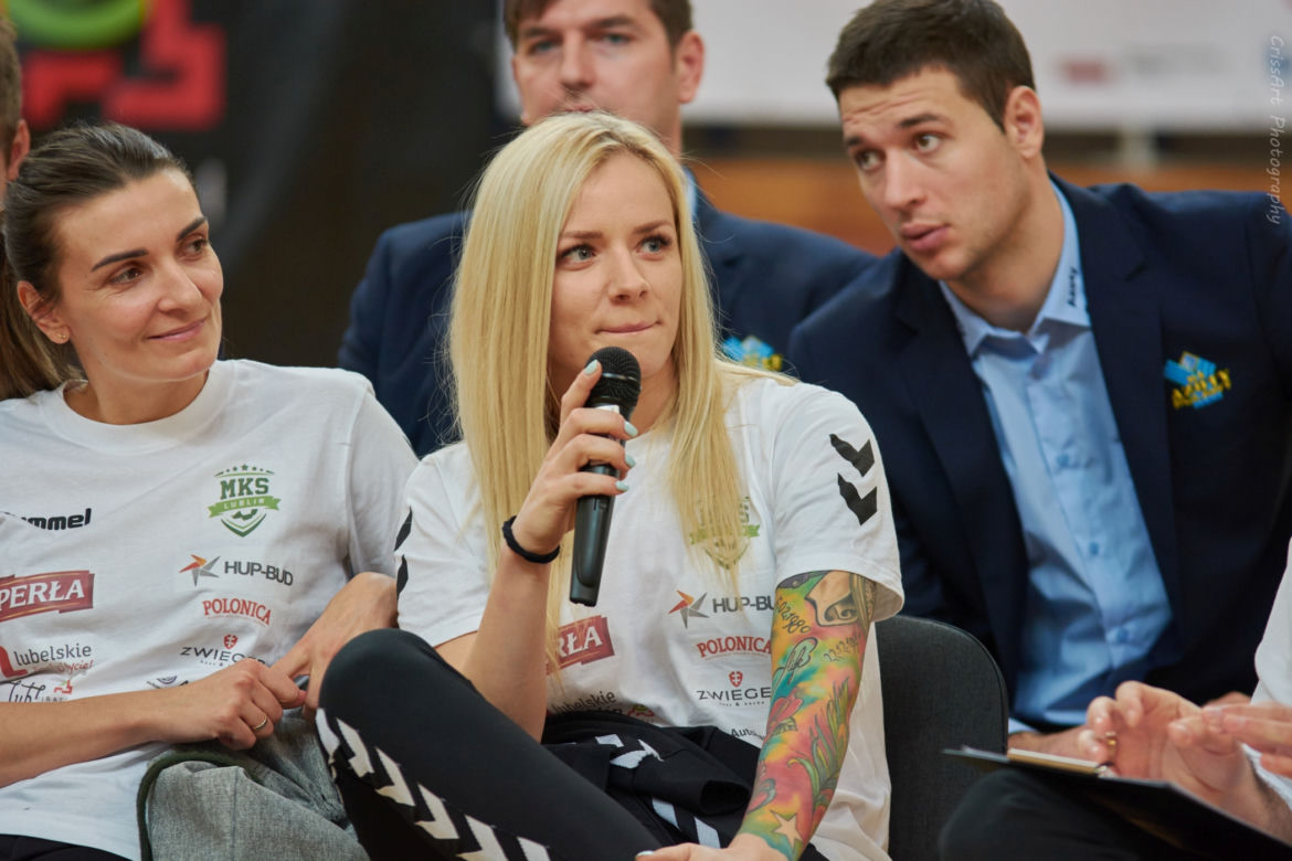 Najlepsi szczypiorniści z lubelskich klubów trenowali z uczniami