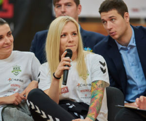 Najlepsi szczypiorniści z lubelskich klubów trenowali z uczniami