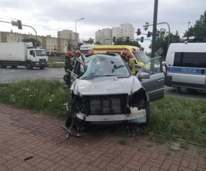 Wypadek na ulicy Kamiennej w Bydgoszczy