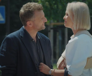 M jak miłość odc. 1895. Dorota (Iwona Rejzner), Bartek (Arkadiusz Smoleński)