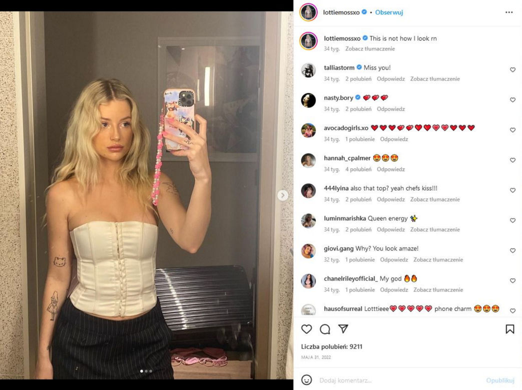Lottie Moss znalazła miłość! Pokochał modelkę z tatuażem na twarzy