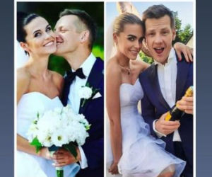 M jak miłość: Marcina Mroczek z żoną Marleną Muranowicz świętują 8 rocznicę ślubu