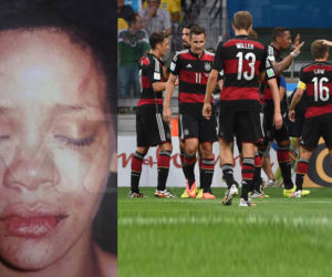 Rihanna o Mundialu: Niemcy biją Brazylię mocniej niż Chris mnie