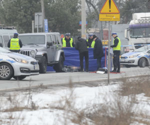 Śmiertelny wypadek na skrzyżowaniu ulic Patriotów i Szafirowej