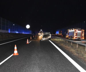 Zderzenie dwóch busów na A4 w rejonie Sterkowca