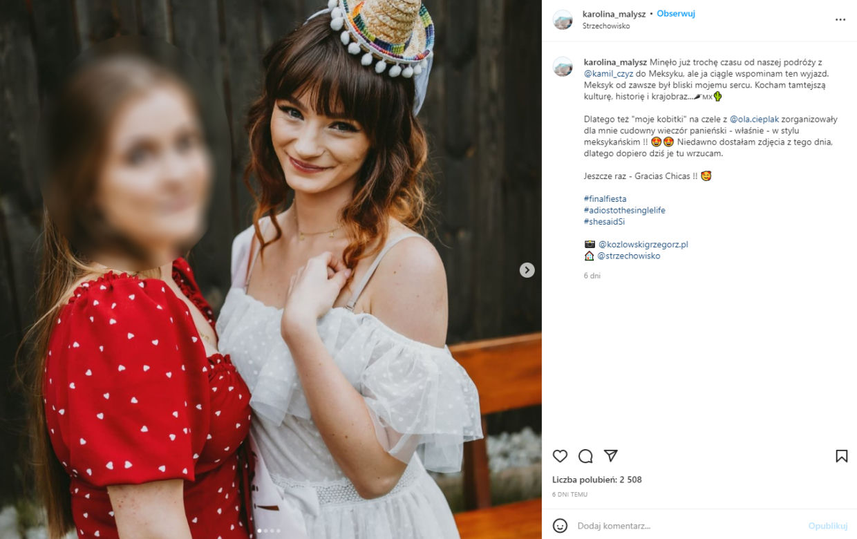 Wieczór panieński Karoliny Małysz