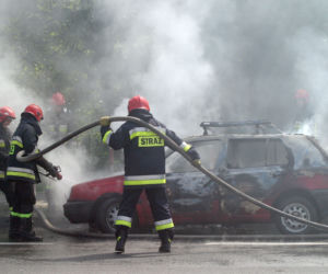 Pożar samochodu