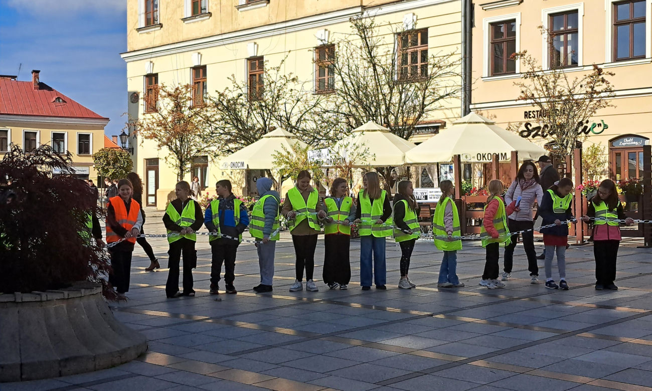 Odblaskowa Szkoła 2025 - akcja w Tarnowie