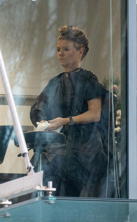 Marta Manowska u fryzjera