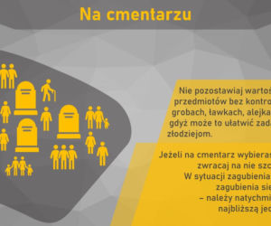 Zasady bezpieczeństwa w okresie Wszystkich Świętych