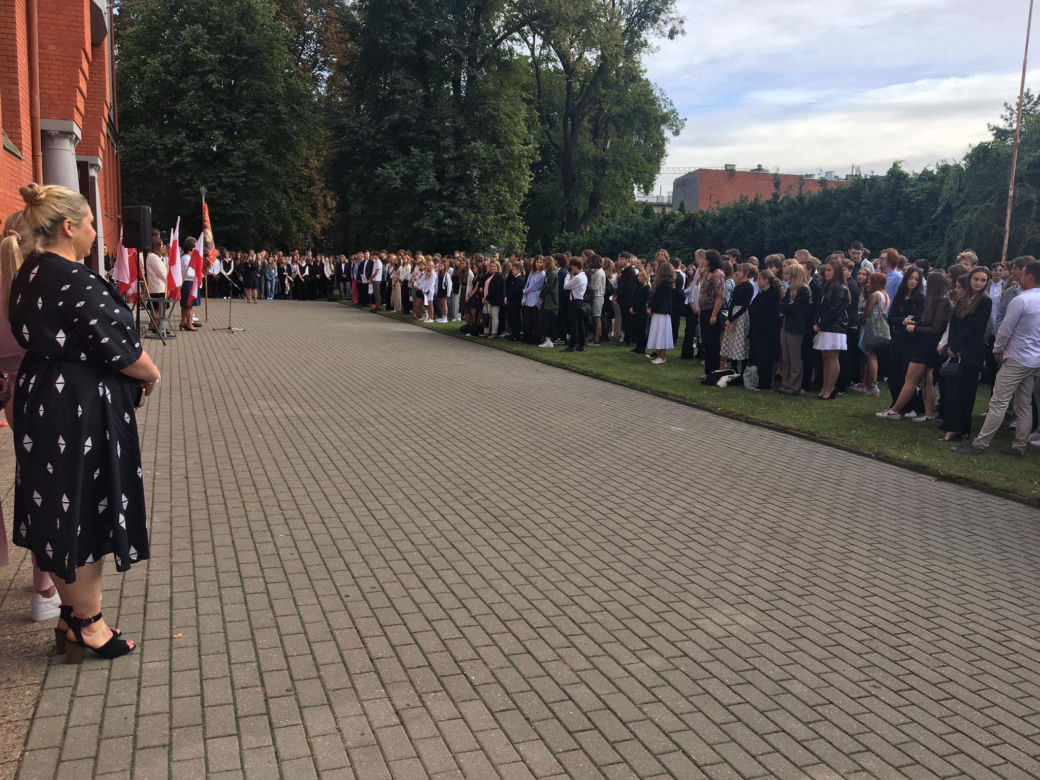 Rozpoczęcie roku szkolnego w II LO w Grudziądzu