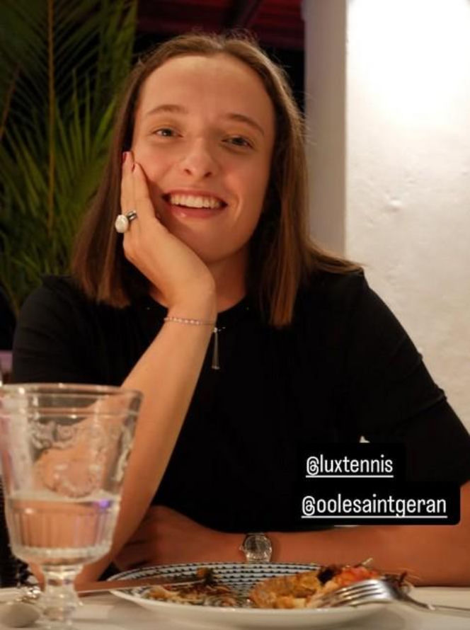 Iga Świątek, urlop na Mauritiusie