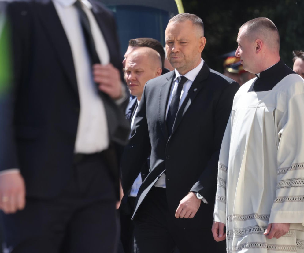 Politycy na pogrzebie Łukasza Litewki