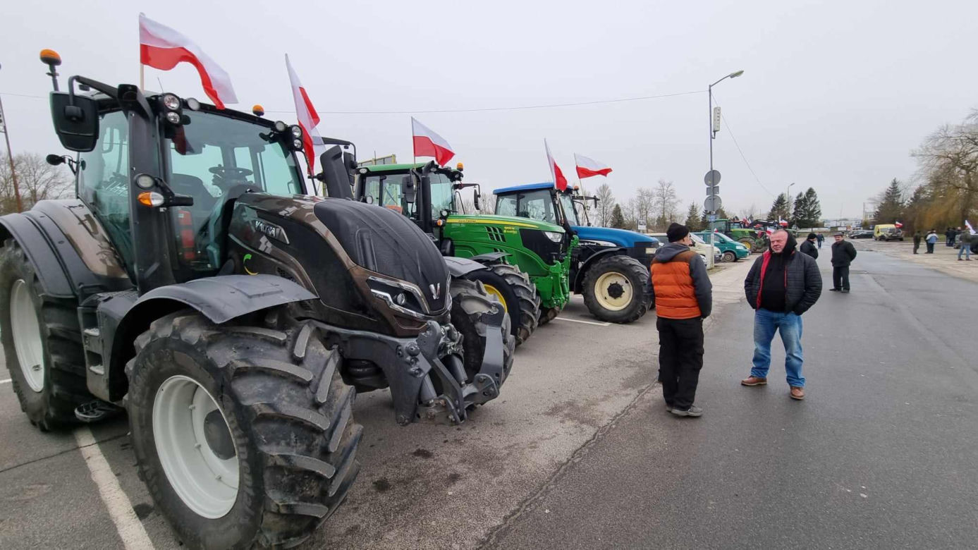 Protest rolników w Koszalinie