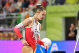 Anna Matuszewicz podczas Halowych Mistrzostw Świata w Lekkoatletyce Kujawy Pomorze 26 w Toruniu