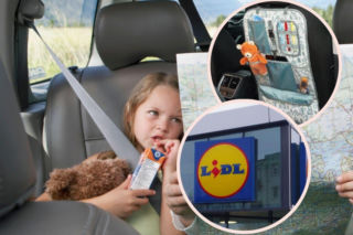 Podróże z dzieckiem bez ciągłego daleko jeszcze. Lidl z kolekcją akcesoriów samochodowych od 9 zł