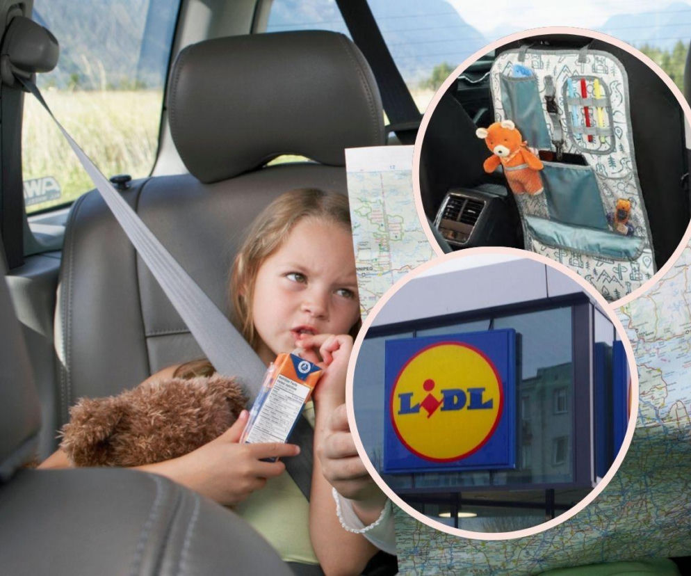 Podróże z dzieckiem bez ciągłego daleko jeszcze. Lidl z kolekcją akcesoriów samochodowych od 9 zł