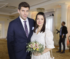 Na Wspólnej odc. 3288. Marta (Joanna Jabłczyńska), Mikołaj (Krzysztof Wieszczek)