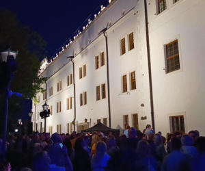 Nowa iluminacja Zamku Książąt Pomorskich w Szczecinie
