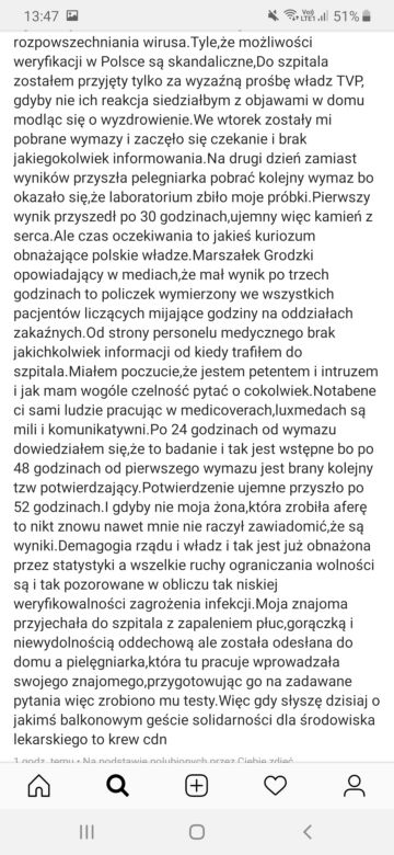 Koronawirus. Gwiazdor "M jak miłość" trafił do szpitala [ZDJĘCIE]