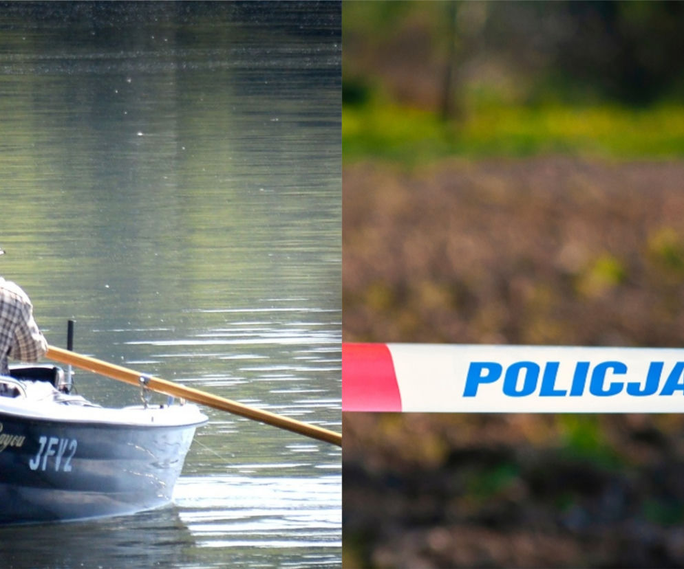 Łowili ryby na Jeziorze Chełmżyńskim. Nagle wywróciła się łódka! Tragedia koło Torunia