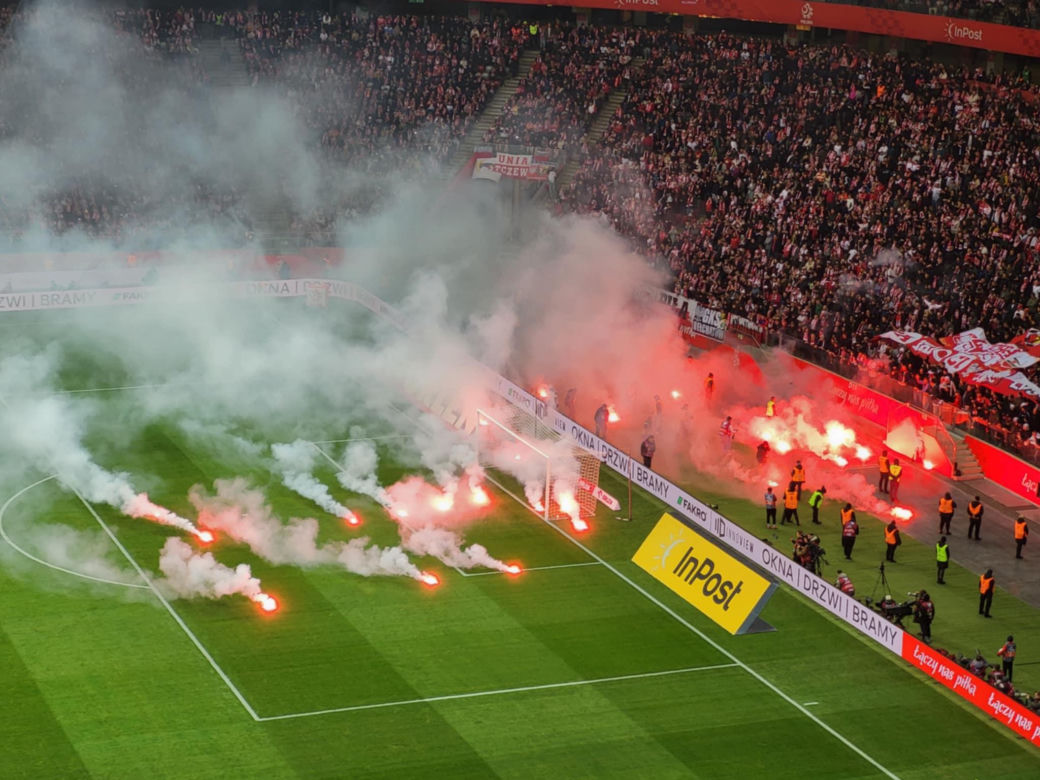 Skandal na meczu Polska - Holandia