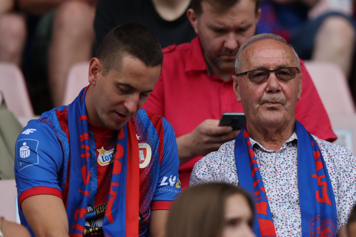 Kibice na meczu Piast Gliwice - Górnik Zabrze