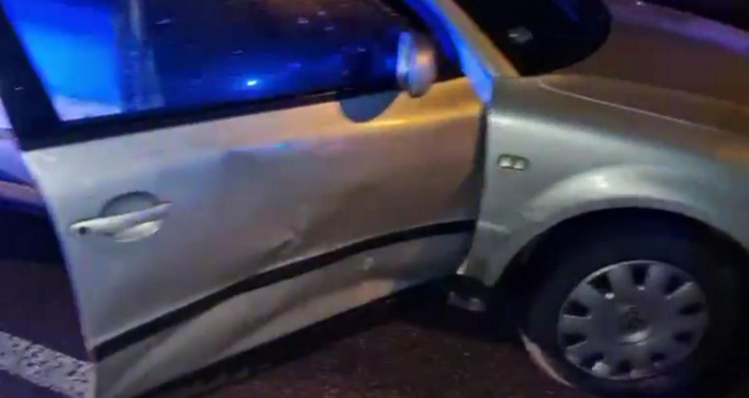 Pościg za pijanym 18-latkiem w Piasecznie. Policjanci staranowali jego auto!