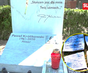 Skandal na grobie Pawła Królikowskiego