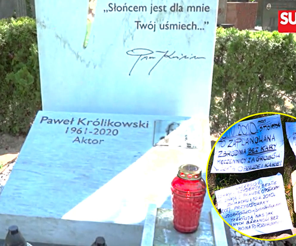 Skandal na grobie Pawła Królikowskiego